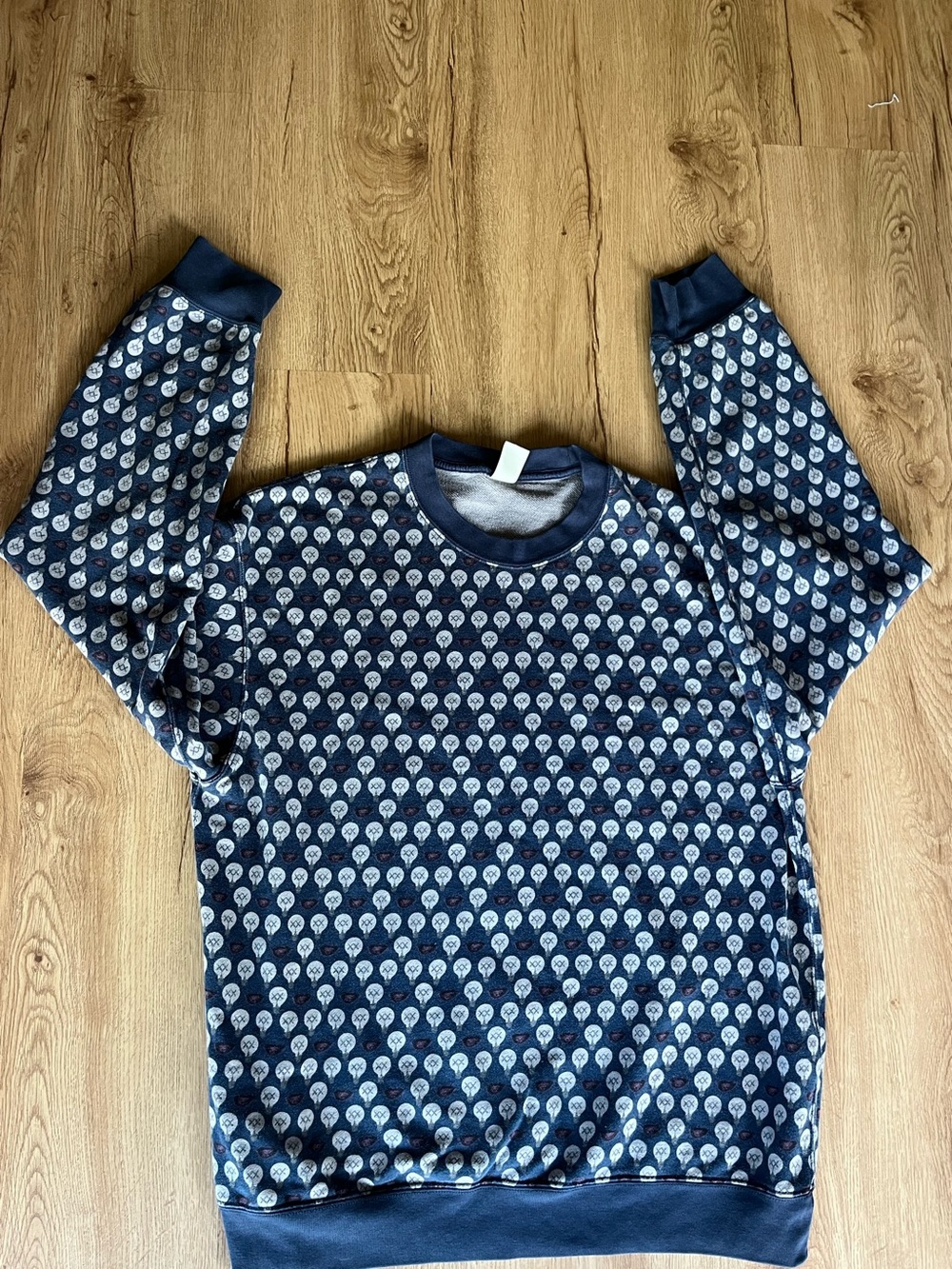 UNIQLO UT KAWS + Warhol Graphic Sweatshirt Men’s XL Blue RARE Soldout
